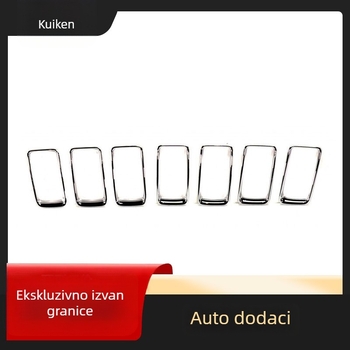 Metalni okvir rešetke za Jeep Grand Cherokee (2014–2016), dio 68227779AA, montaža na prednji branik