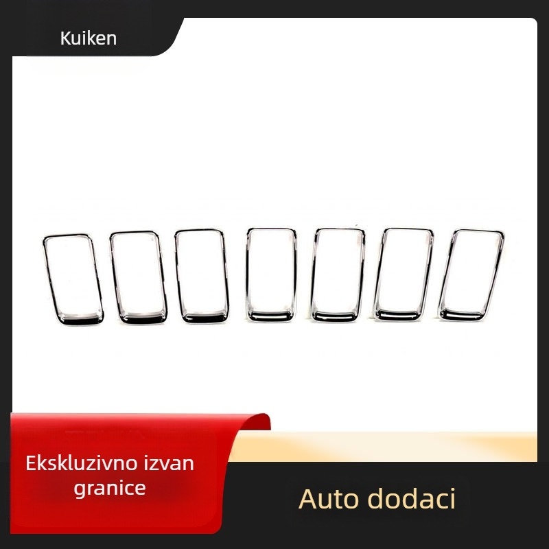 Metalni okvir rešetke za Jeep Grand Cherokee (2014–2016), dio 68227779AA, montaža na prednji branik