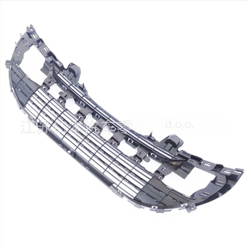 Donja središnja rešetka za Peugeot 308 T7 hatchback (08-10) - ABS plast, mat površina, krom završna obrada; ugradnja: prednji branik; OEM 7414.vj; kompatibilno s Peugeot 308 T7 hatchback 08-10