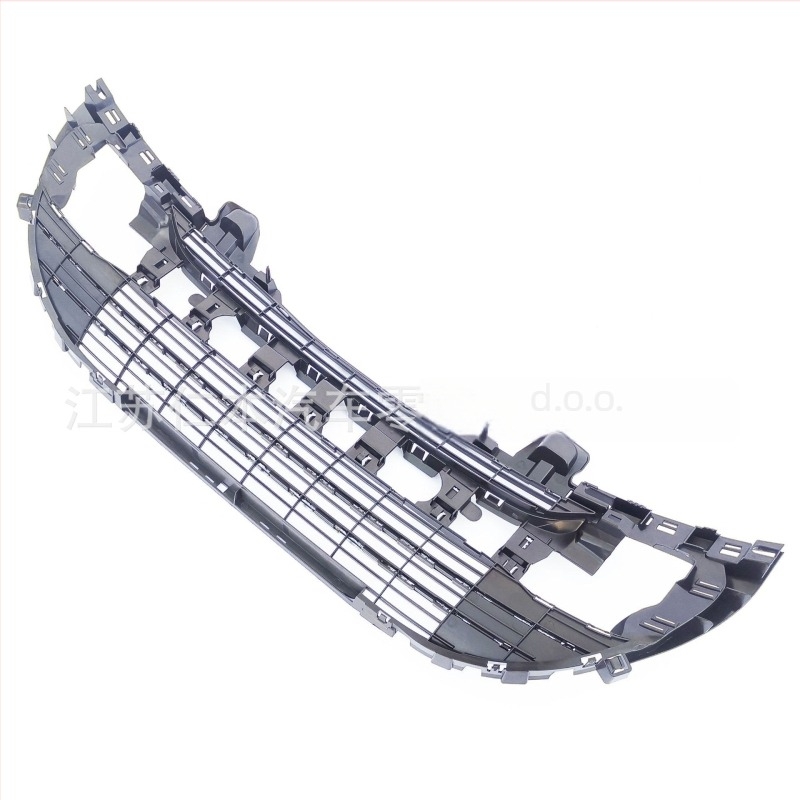 Donja središnja rešetka za Peugeot 308 T7 hatchback (08-10) - ABS plast, mat površina, krom završna obrada; ugradnja: prednji branik; OEM 7414.vj; kompatibilno s Peugeot 308 T7 hatchback 08-10