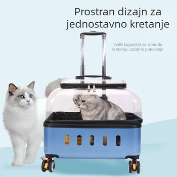 Torba za kućne ljubimce s tvrdom PP kućištem, za mačke i pse, kapacitet 15, porijeklo Hebei