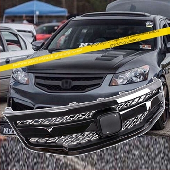 Prednja rešetka hladnjaka za Honda Accord 2011-2012 (ABS plast, ugradnja u branik, broj dijela 71121-ta1-bc01)