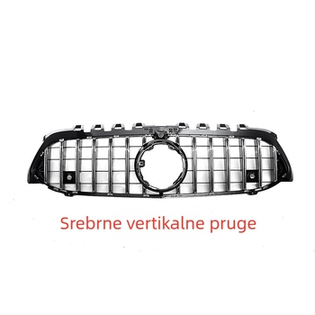 GT stil maska usisne rešetke zraka za Mercedes-Benz A-Class W177 (2019-2021) – ABS plastika, ugradnja u hladnjak, težina 1,8 kg