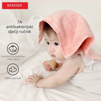 Drizzle 100% pamuk bebinski kvadratni ručnik, 40 g, brzo upijanje 0–5 s