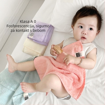 Drizzle 100% pamuk bebinski kvadratni ručnik, 40 g, brzo upijanje 0–5 s