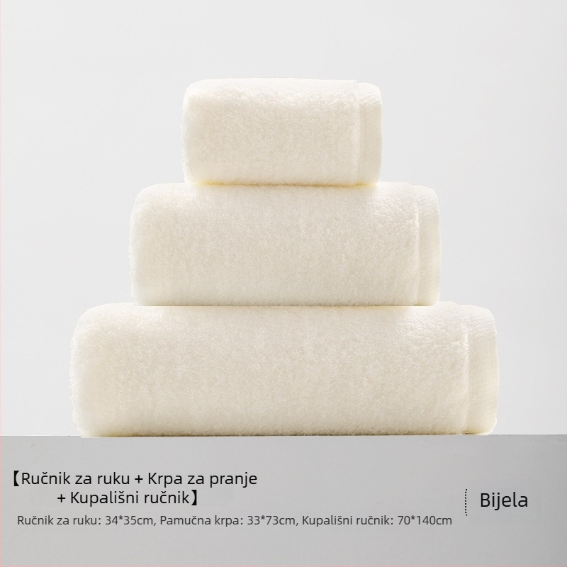 Drizzle 100% pamuk bebinski kvadratni ručnik, 40 g, brzo upijanje 0–5 s