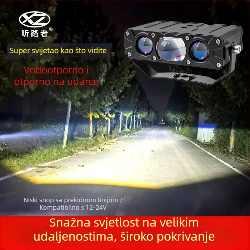 Xinluoer 60W LED svjetlo za rešetku, IP67, 14.000 lm, 10-24V, aluminijska legura, univerzalna kompatibilnost (hn3)