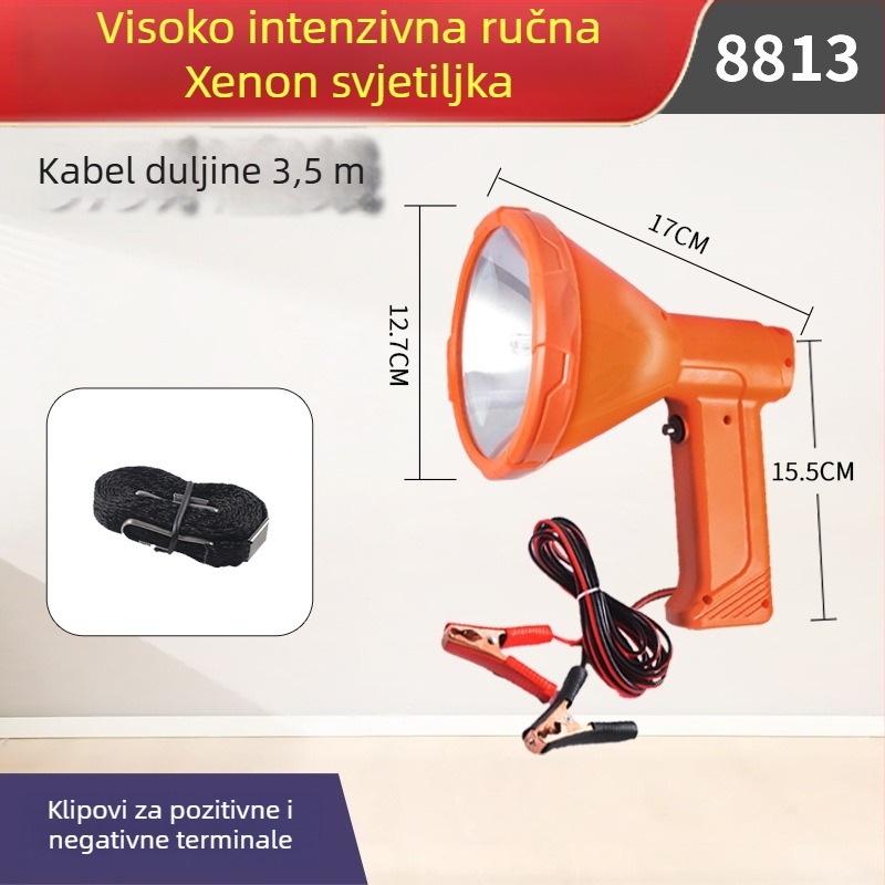 Ksenonski reflektor za vanjsku upotrebu (12V, 200W, 6–12 sati)
