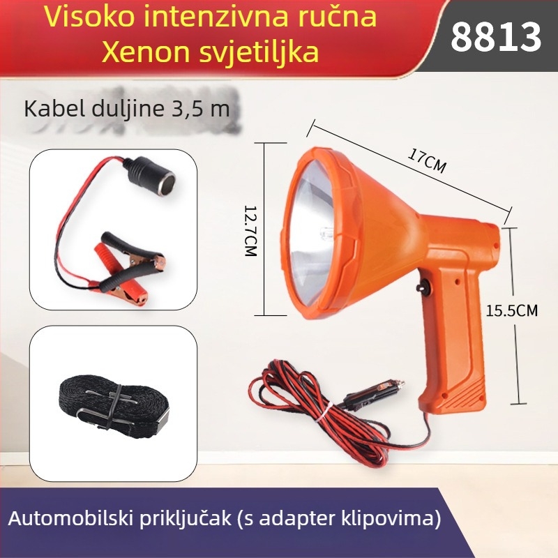 Ksenonski reflektor za vanjsku upotrebu (12V, 200W, 6–12 sati)