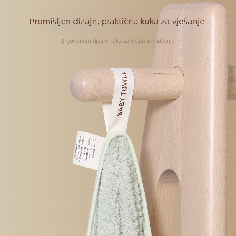 Dječji kupaonski ručnik za uvijanje, debeli najlon, 200–300 g, šavovi uz rub, za bebe