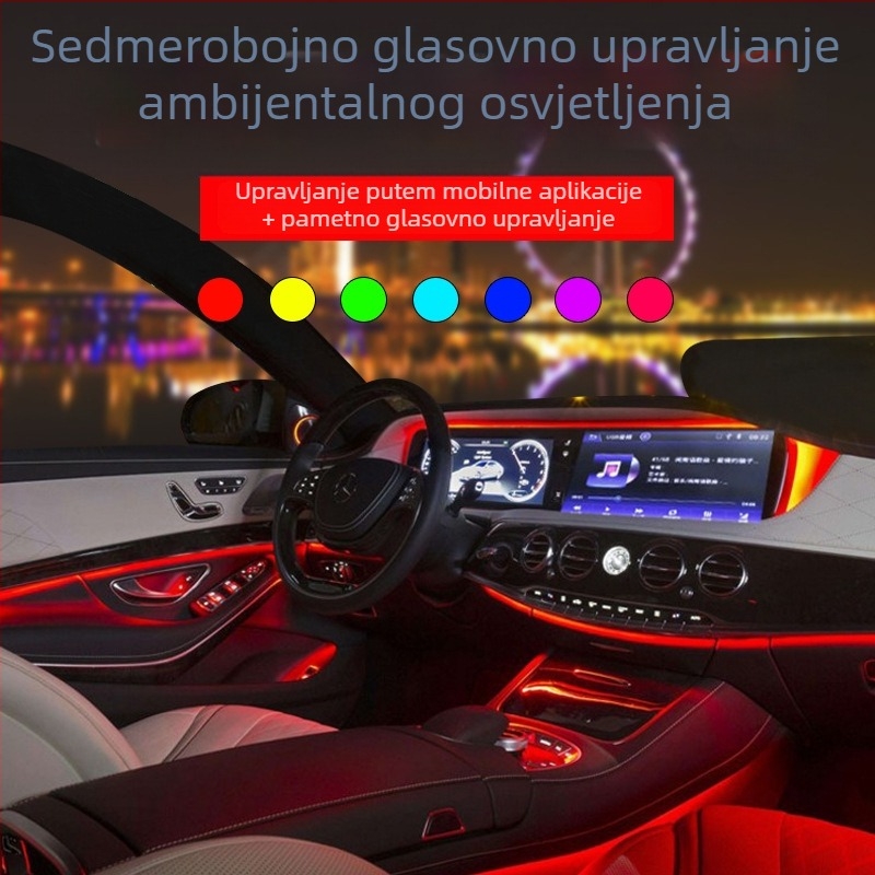Automobilska instrumentna rasvjeta s RGB LED, model APP Cold Light, 12V, 5W