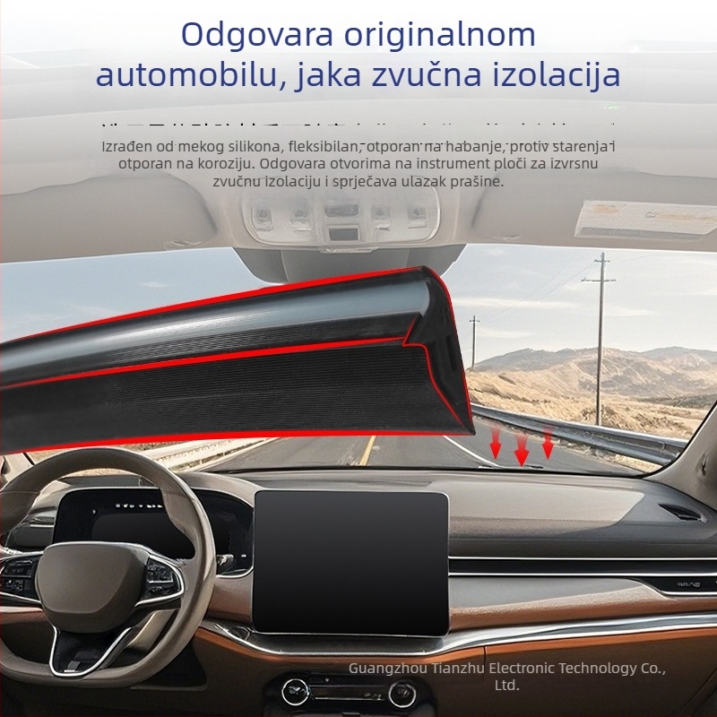 Ambijentalno svjetlo za ploču automobila – PVC+LED; 3W; 5V; Front windshield ambient light; Chasing the sky
