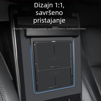 Kutija za pohranu u središnjem naslonjaču zaTesla Model 3/Y, plastika, model F356, težina 0,1 kg