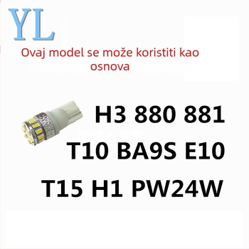 LED svjetlo za instrument tablu T10 | 3014 SMD | 1.7W | 10-30VAC