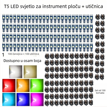 LED set za automobilsko instrument ploču, 3030-3SMD, 12V, 2W, 0.08A, 88600 lm