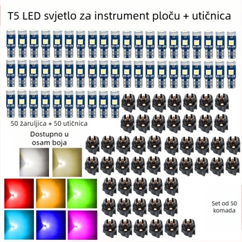 LED set za automobilsko instrument ploču, 3030-3SMD, 12V, 2W, 0.08A, 88600 lm