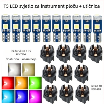 LED set za automobilsko instrument ploču, 3030-3SMD, 12V, 2W, 0.08A, 88600 lm