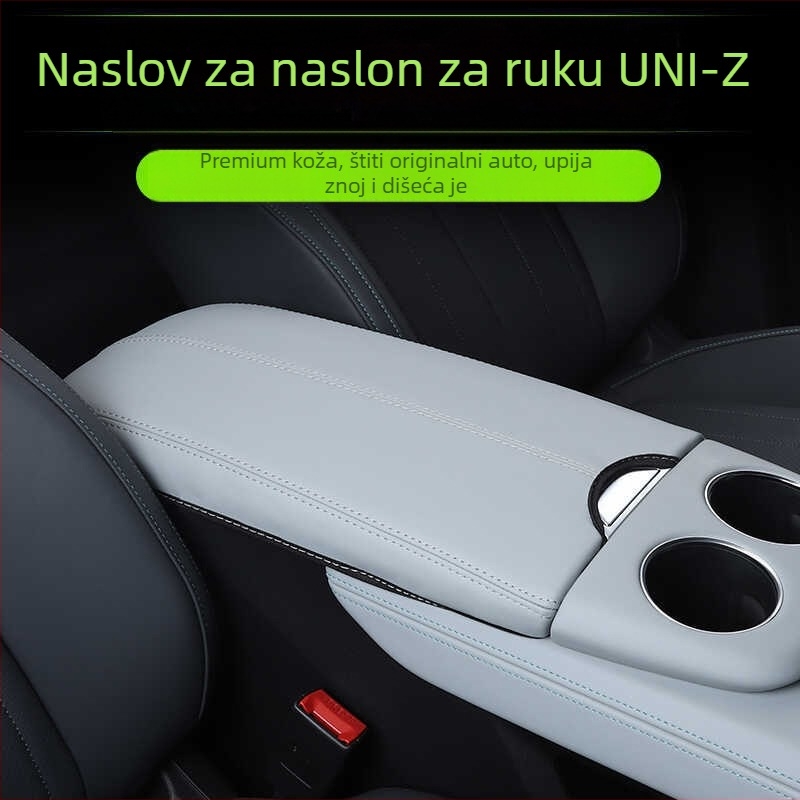 Kožni poklopac središnje kutije za pohranu na naslonu za ruku, unutarnja obloga, Podrijetlo: Guangzhou, usklađen s tvorničkom bojom, za različite modele