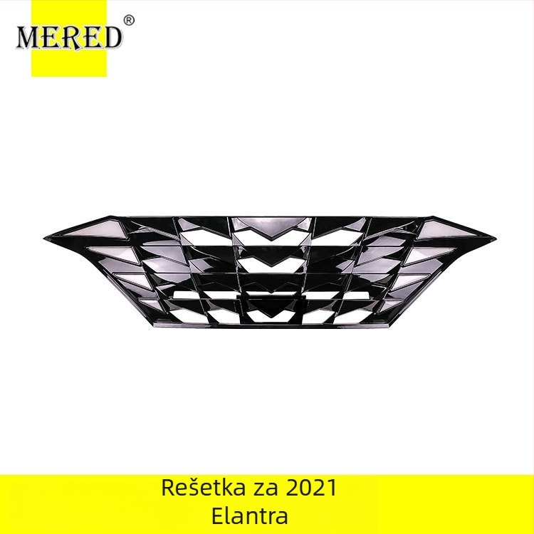 Rešetka za Elantra 2021, prednji branik, ABS plastika, masa 200, broj dodatka 01