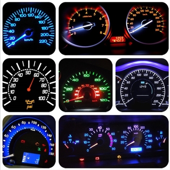 LED svjetlo za automobilsku ploču T5 3030, 3 LED, 12V, 0,5W, 20lm, 30.000h