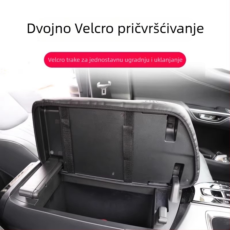 Kožni zaštitni poklopac za naslon podlaktice automobila AUTO CLOVER za Lexus NX – unutarnja zaštita, kompatibilan s 22 NX modela (NX200/NX260h/NX350h)