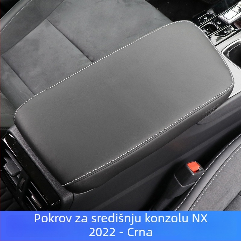 Kožni zaštitni poklopac za naslon podlaktice automobila AUTO CLOVER za Lexus NX – unutarnja zaštita, kompatibilan s 22 NX modela (NX200/NX260h/NX350h)