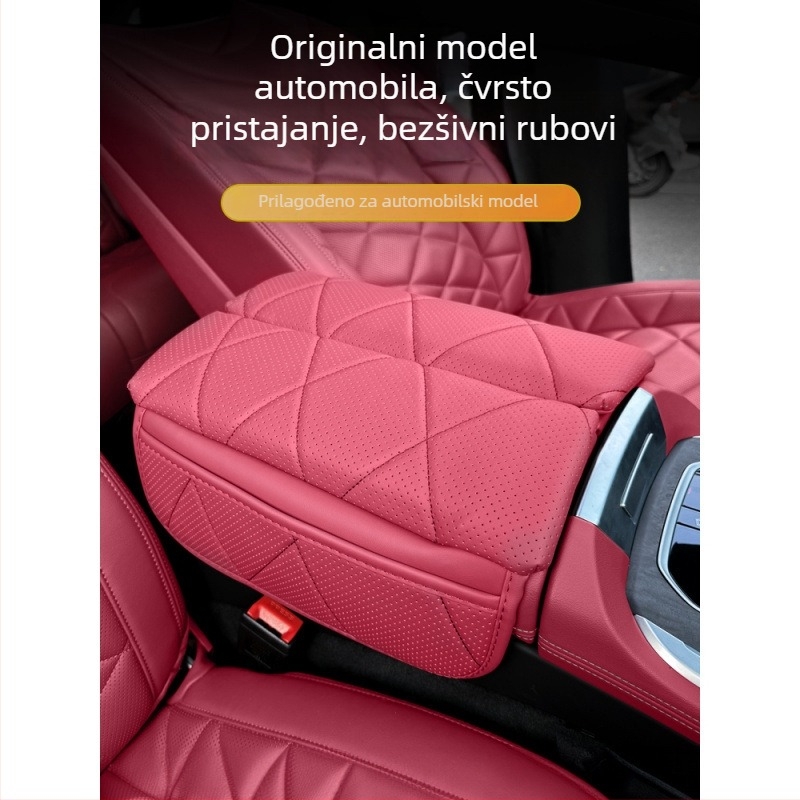 Kožna navlaka za zaštitu pretinca naslona za ruku za BMW X5/X6/X7, podizanje srednjeg naslona, unutarnja dekoracija automobila