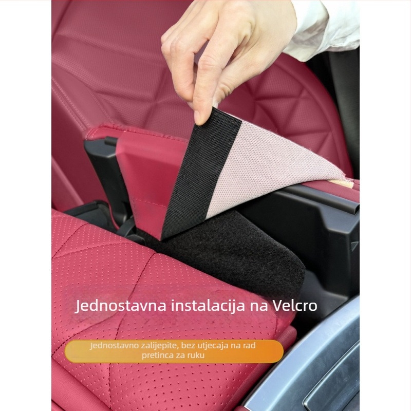 Kožna navlaka za zaštitu pretinca naslona za ruku za BMW X5/X6/X7, podizanje srednjeg naslona, unutarnja dekoracija automobila