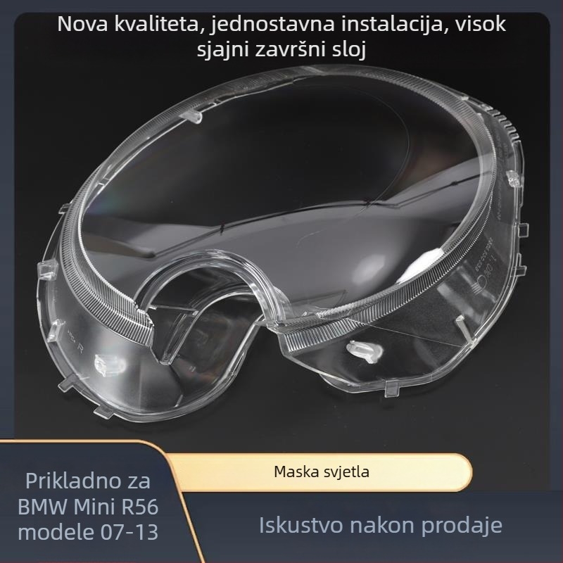 Prednji poklopac svjetla BMW Mini R56 (07-13) – HD proziran kućište svjetla; Model: BMW Mini; Vrsta svjetla: instrument svjetlo; Obrada i prilagodba: Da; Podrška: Originalna tvornica