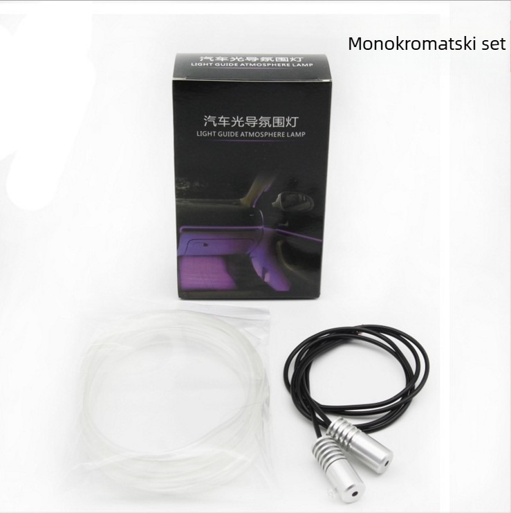 Automobilska LED rasvjeta za instrument ploču s vodljivim svjetlom za atmosferu, upravljanje aplikacijom, 12V, 5W, IP43, 2000 lm