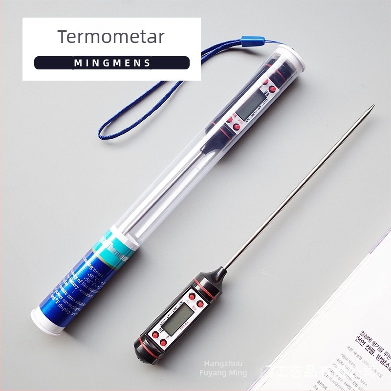 Sondi digitalni termometar za kućnu kuhinju, ručno izrađeno, model TP101, oblik izvanzemljaka