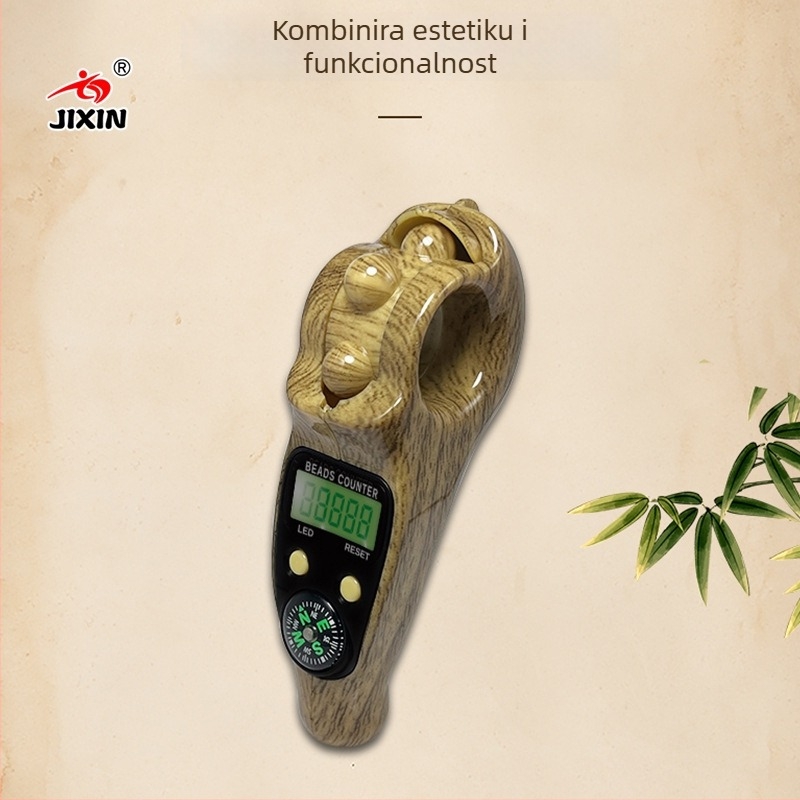 Ručni elektronički brojčar s kompasom i LED-om, model 2208, raspon brojanja 99999, ulazno napajanje 1,5 V
