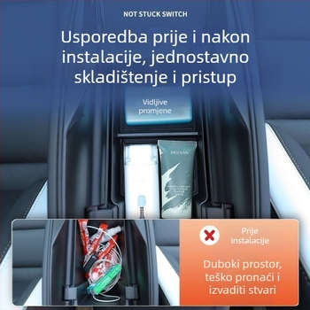 Kutija za pohranu naslona za ruke u središnjoj konzoli