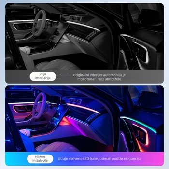 LED ambijentalno svjetlo za unutrašnjost automobila, model Symphony, 12V, 36W, 3A
