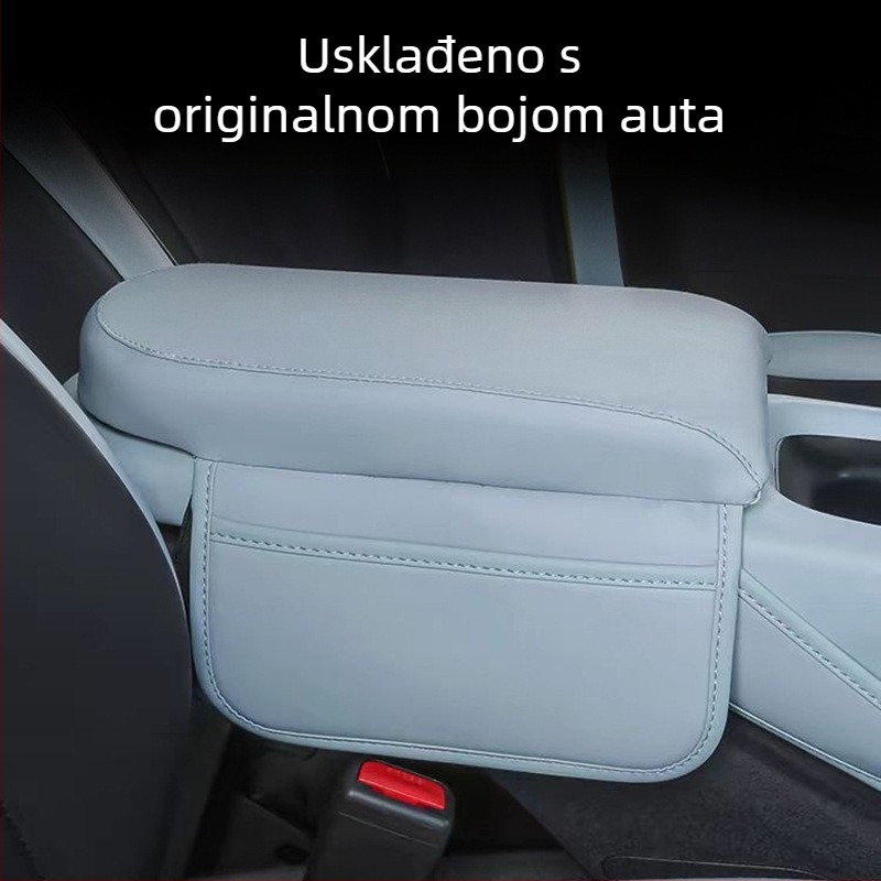 Kožni podizački jastučić za naslon za ruku u srednjoj konzoli, BYD Seagull, kompatibilan s modelom, marka Fatiir, prilagodljiv.
