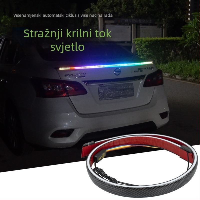LED stražnja svjetla od karbonskih vlakana, dizajn kroz kućište, sekvencijalne signala smjera i visoko smješteno svjetlo za kočenje