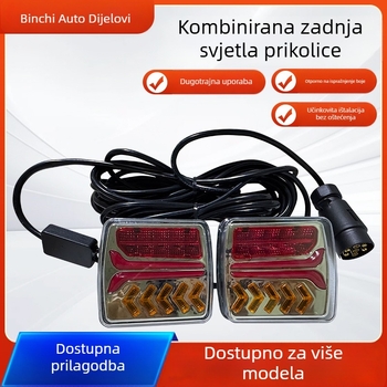 Kombinirana stražnja svjetla za prikolicu – ABS, 24V, vodootporna, Binchi Marka