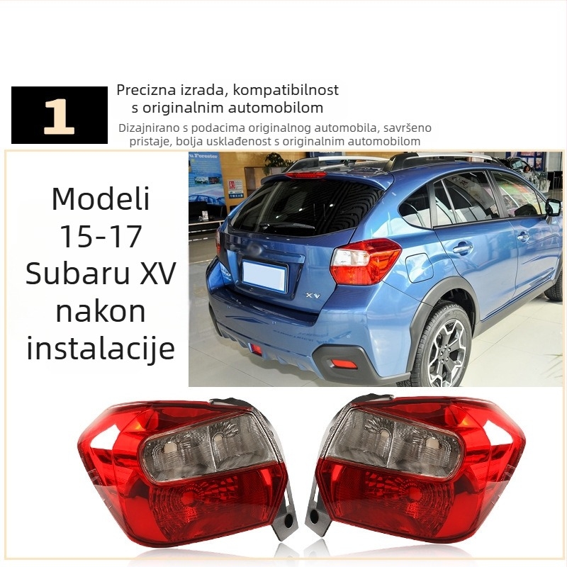 Subaru XV stražnje svjetlo – polu-sastav, poklopac za svjetlo kočnice i kućište za svjetlo za vožnju unazad, ABS, halogen, model 220-1929r