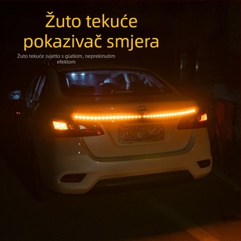 LED stražnja svjetla za automobile i kamione, dizajn riblje kosti, 12-24V, svjetlo za kočnicu, pokazivač smjera i svjetlo upozorenja