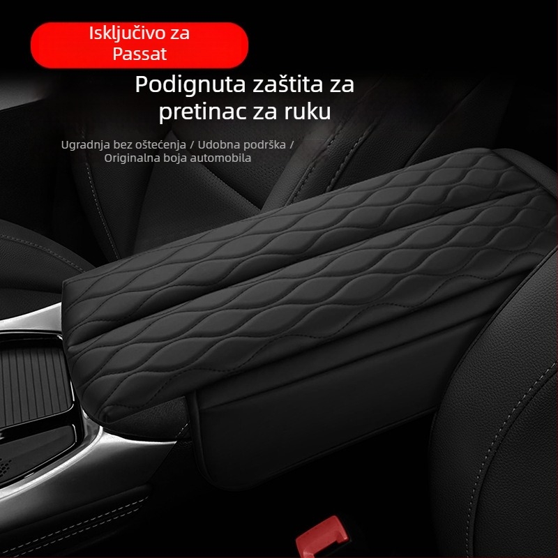 Podložak za naslon za ruku za Volkswagen Passat, podignuti središnji prostor za pohranu, otporna unutarnja modifikacija