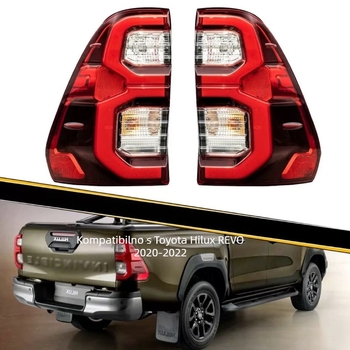 Zadnje svjetlo za Toyota Hilux Revo Rocco 2020-2024, ABS materiál, snaga izvora svjetla: 1, napon: 1