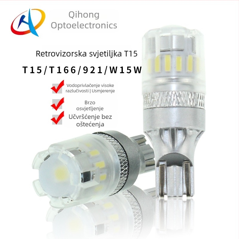 LED stražnje svjetlo za vozilo, model T15/T16 921, 4W, DC10-30V, 500lm, 6000-6500K