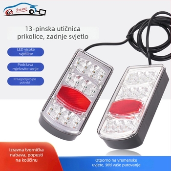 LED stražnje svjetlo za RV, jahtu, kamion i prikolicu – model JH607, ABS, LED izvor svjetla