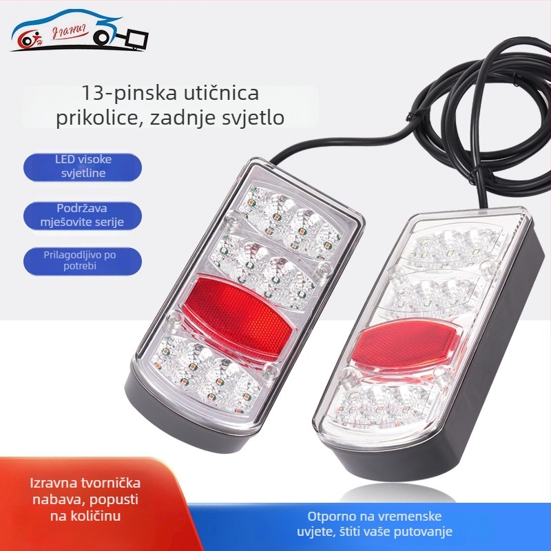 LED stražnje svjetlo za RV, jahtu, kamion i prikolicu – model JH607, ABS, LED izvor svjetla