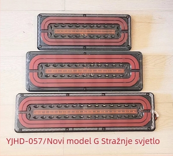 LED stražnja svjetla za auto i kamion — Model YJHD057, 24V, 21.6W, 4000 lm, 0.9A