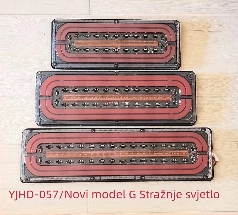 LED stražnja svjetla za auto i kamion — Model YJHD057, 24V, 21.6W, 4000 lm, 0.9A