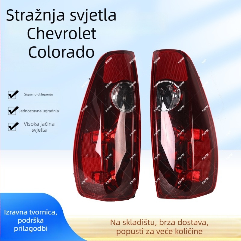 LED stražnja svjetla za Chevrolet Colorado (2004–2012) s akrilnim kućištem i svjetlinom 5000 lm