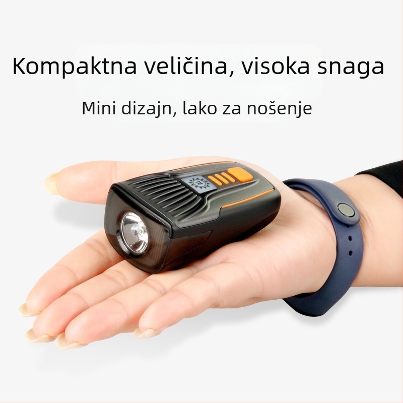 Prednje svjetlo za bicikl za planinske i cestovne bicikle – mini, kompaktno, visoke svjetline, dugotrajno, pametni senzor svjetla; noćna vožnja biciklom na cestama; stražnje svjetlo za bicikl s kočnicom; stražnje svjetlo za cestovni bicikl