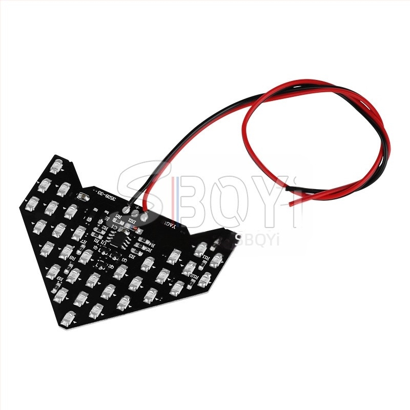 Maskirani LED pokazni signal za stražnje ogledalo automobila, 33SMD strelica svjetla, 12V, 2835 LED, 6000K, vijek trajanja 50 000 sati