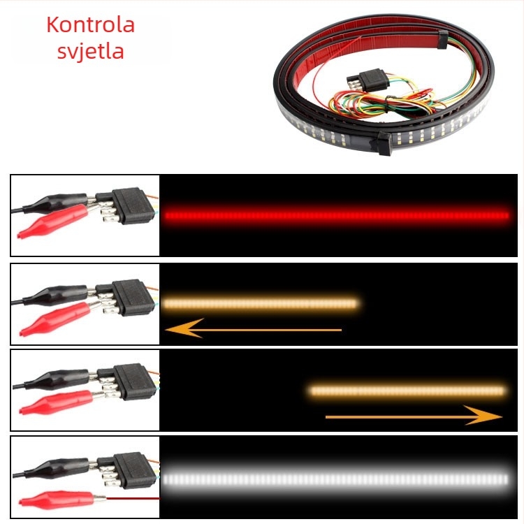 LED stražnja svjetla za pickup, tri reda, 12V, 10W, LED 2835